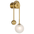 FELTON ARM WALL LIGHT ANTIQUE GOLD