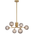 FELTON 6 LIGHT PENDANT ANTIQUE GOLD
