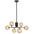 FELTON 6 LIGHT PENDANT BLACK