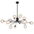 FELTON 12 LIGHT PENDANT BLACK