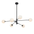 GASTON 6 LIGHT PENDANT BLACK