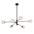 GASTON 6 LIGHT PENDANT BLACK