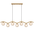 ORTON 7 LIGHT PENDANT ANTIQUE GOLD