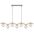 ORTON 7 LIGHT PENDANT ANTIQUE GOLD