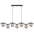 ORTON 7 LIGHT PENDANT BLACK