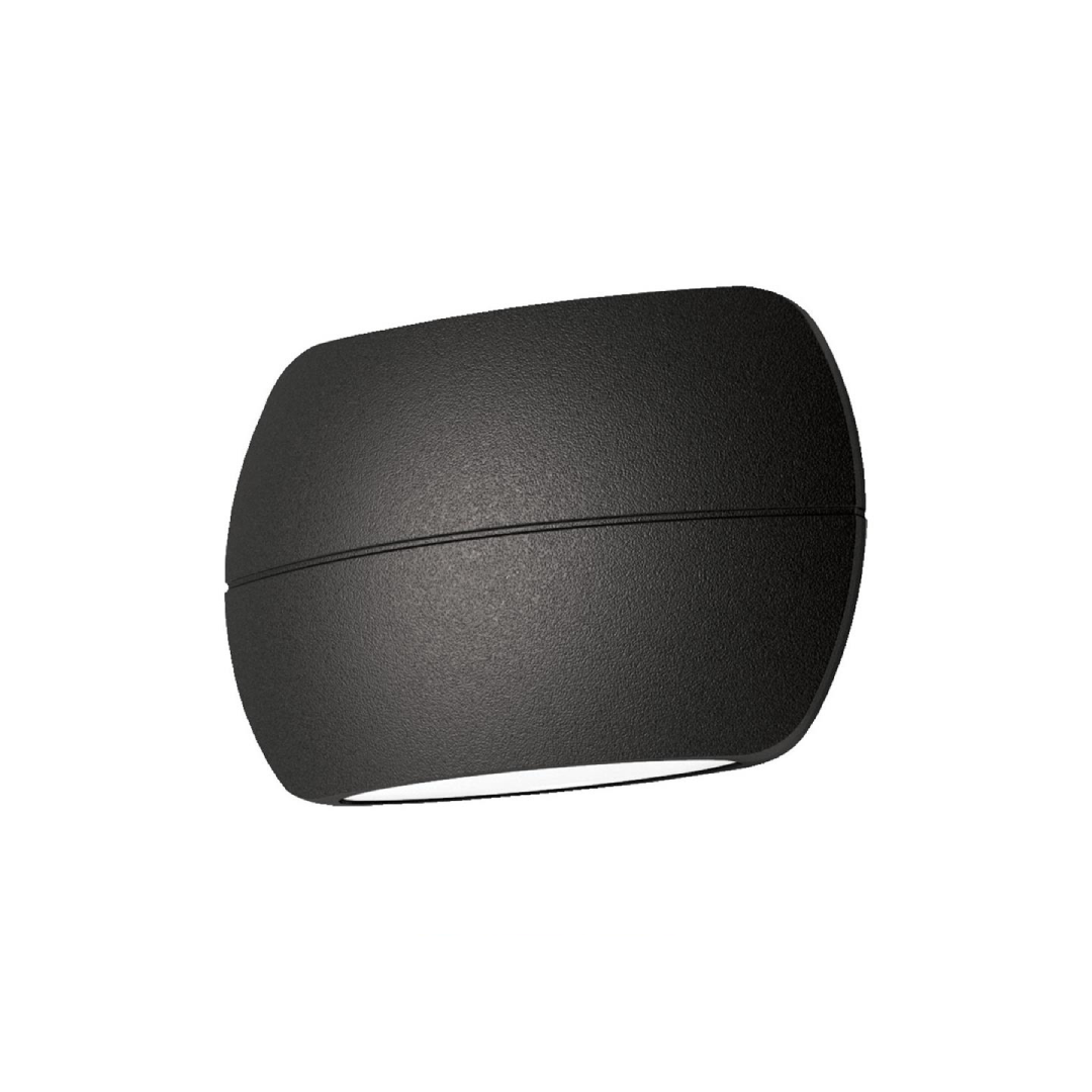 BELL-8 240V 8W Two Way LED Wall Light - Textured Black