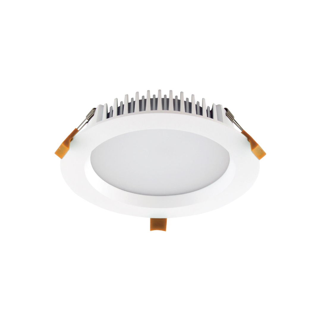 DECO-20 Round 20W Dimmable LED Tricolour IP44 Downlight - White