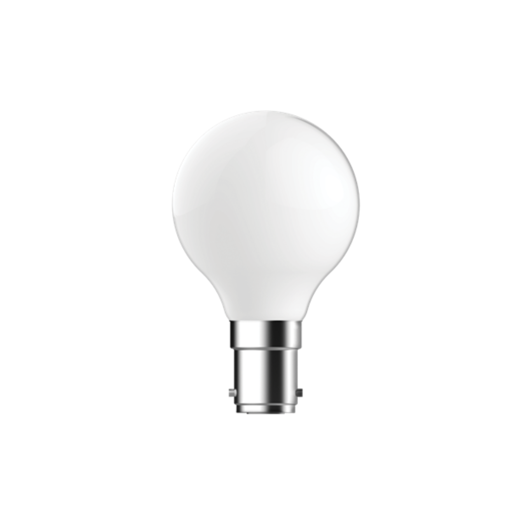 FANCY ROUND 4.2W DIMMABLE LED FILAMENT LAMP FROST 240V - B15
