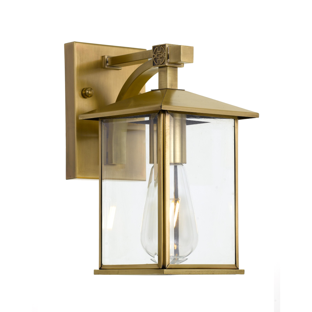 COBY 15 SOLID BRASS EXTERIOR WALL LIGHT