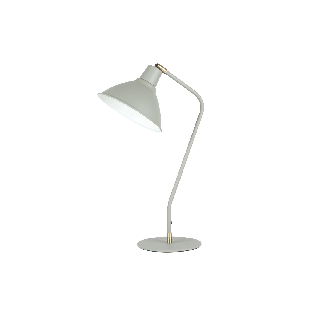 COLLO: Cone Shade with Antique Brass Highlight Table Lamps