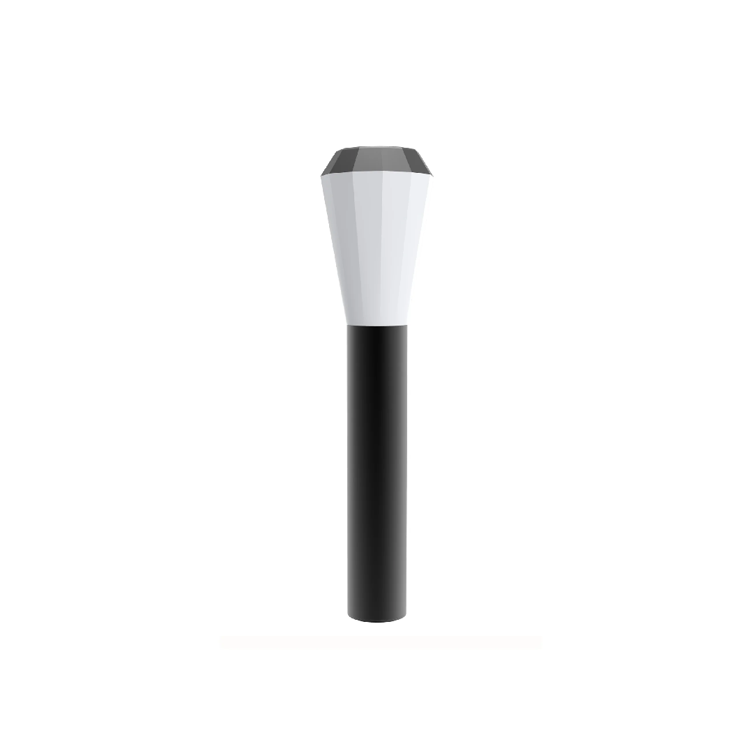 GEB: LED Surface Mounted Tapered Bollard Lights IP54