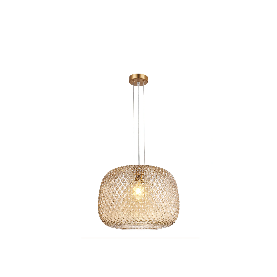 LABU: Interior Dome Glass with Segments Pendant Lights