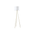 JAMBES: Drum Shade with Antique Brass Tripod Floor Lamps