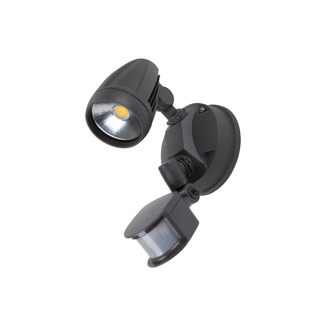 MURO-PRO-15S Single Head 15W LED Spotlight with Sensor - TRIO Tricolour