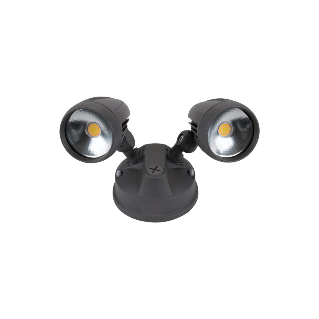MURO-PRO-30 Twin Head 30W LED Spotlight - TRIO Tricolour