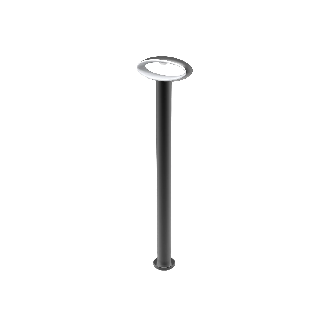 Horus LED Surface Mounted Open Oval Bollard Lights IP54