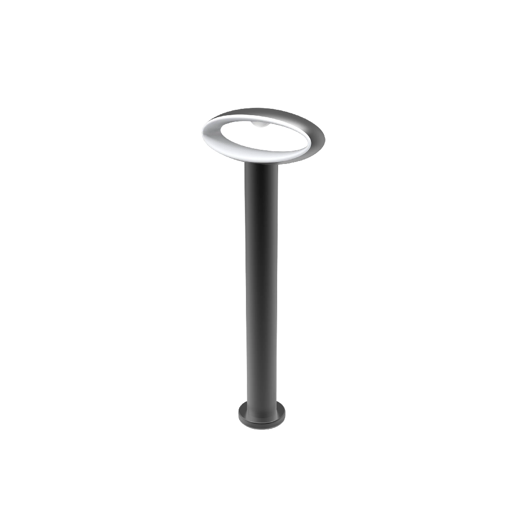 Horus LED Surface Mounted Open Oval Bollard Lights IP54
