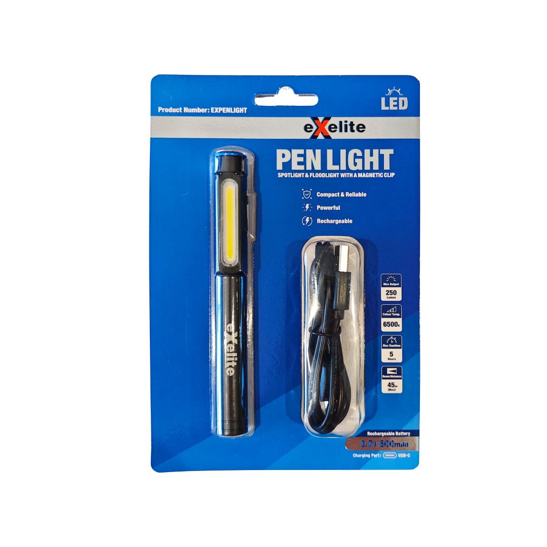 PEN LIGHT: Spotlight & Floodlight with A Magnetic Clip