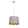PENSHADE: Interior Slanted with Flower Pattern Laser Cut Pendant Lights