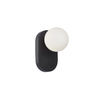 BALLE: Interior Round Opal Diffuser with Round Base Wall Lights
