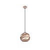 ORIGAMI: Interior Small Dome Carved Iron Origami Style Pendant Lights