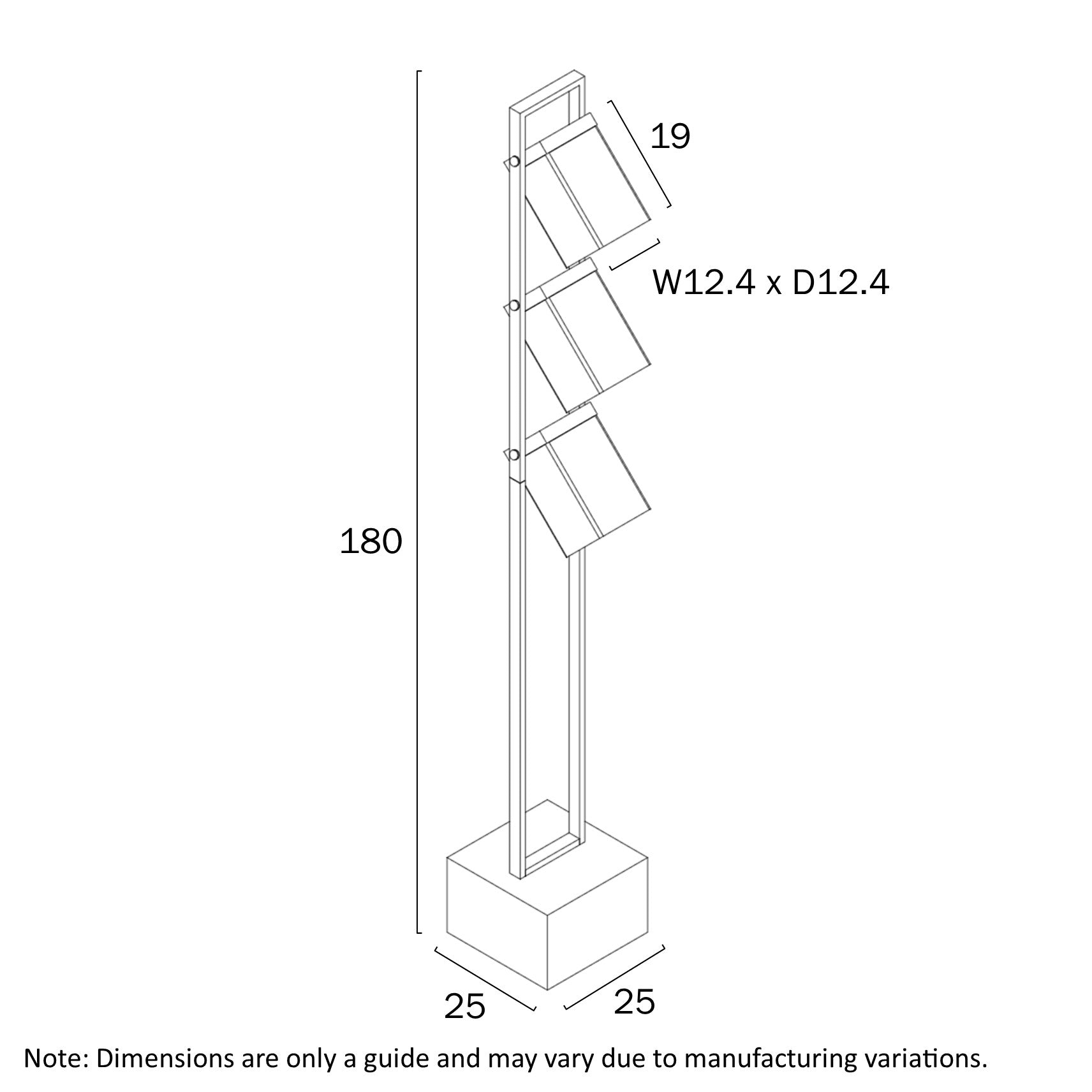 OSADA 3 LIGHT FLOOR LAMP