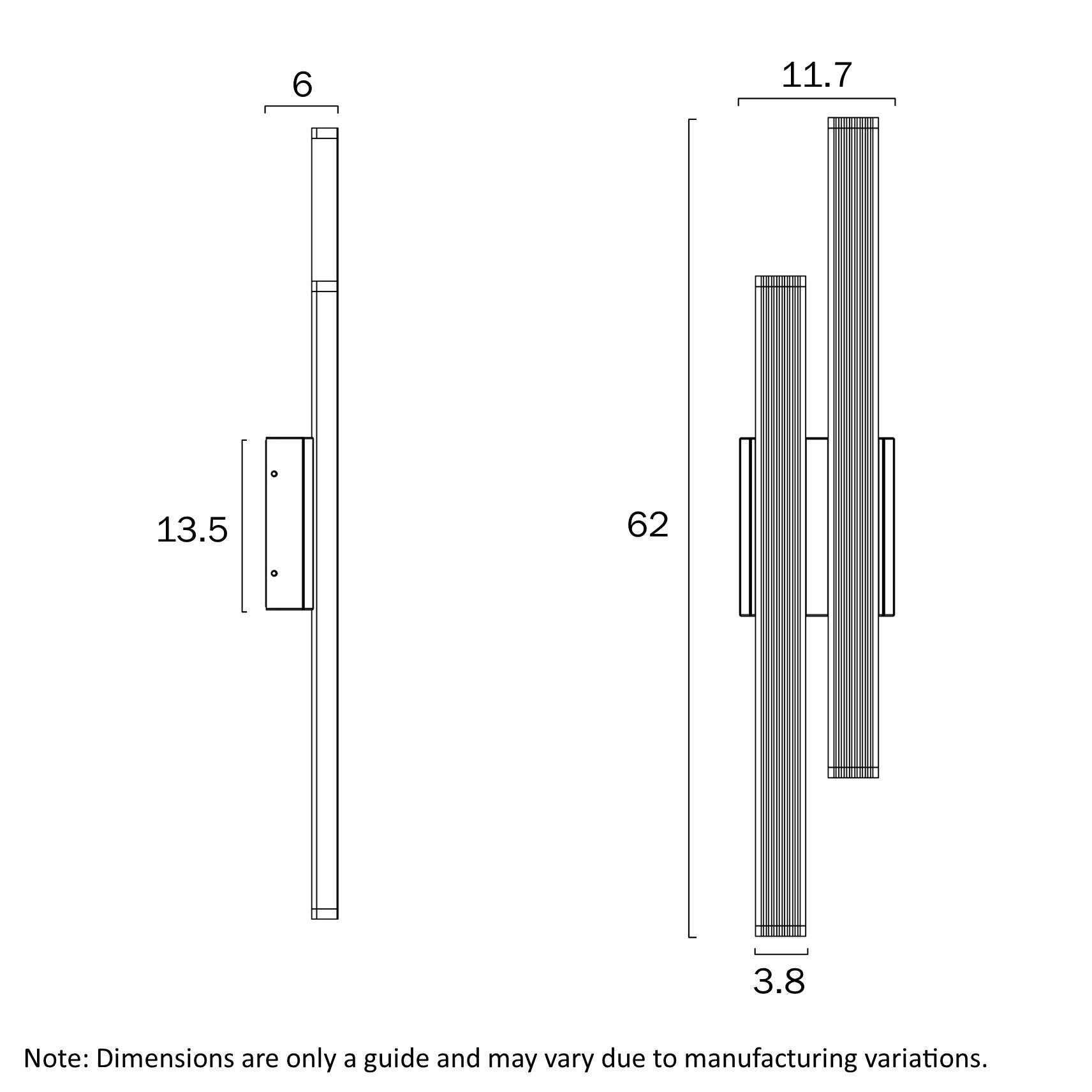OSTEL 2 LIGHT EXTERIOR WALL LIGHT