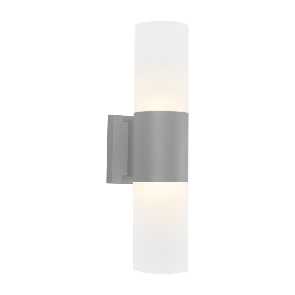 OTTAWA EXTERIOR WALL LIGHT SILVER