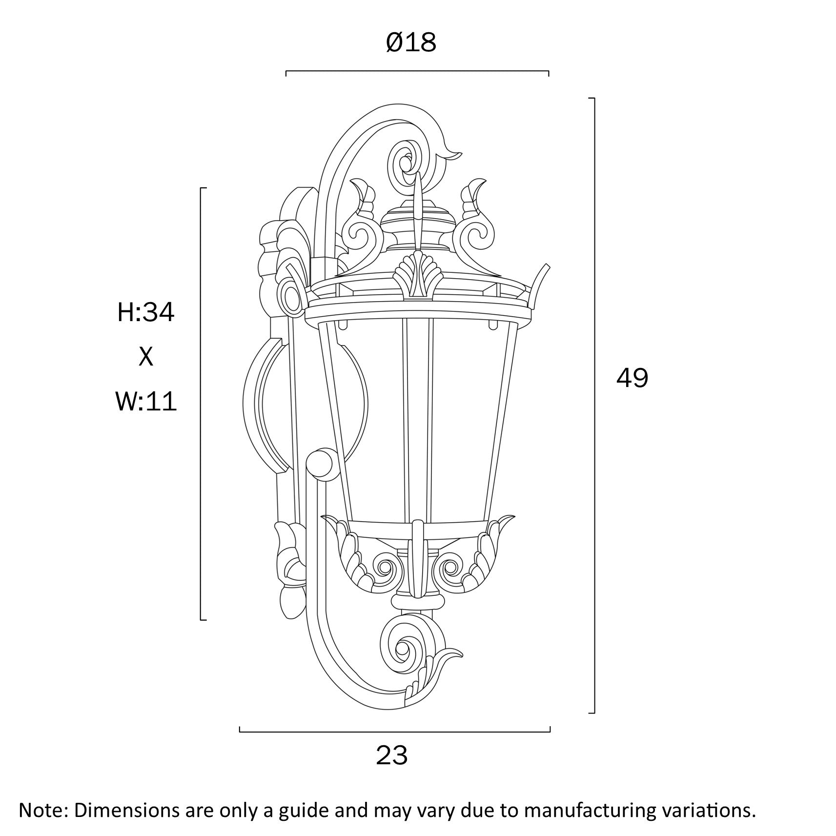 PEDRAL 18 EXTERIOR WALL LIGHT