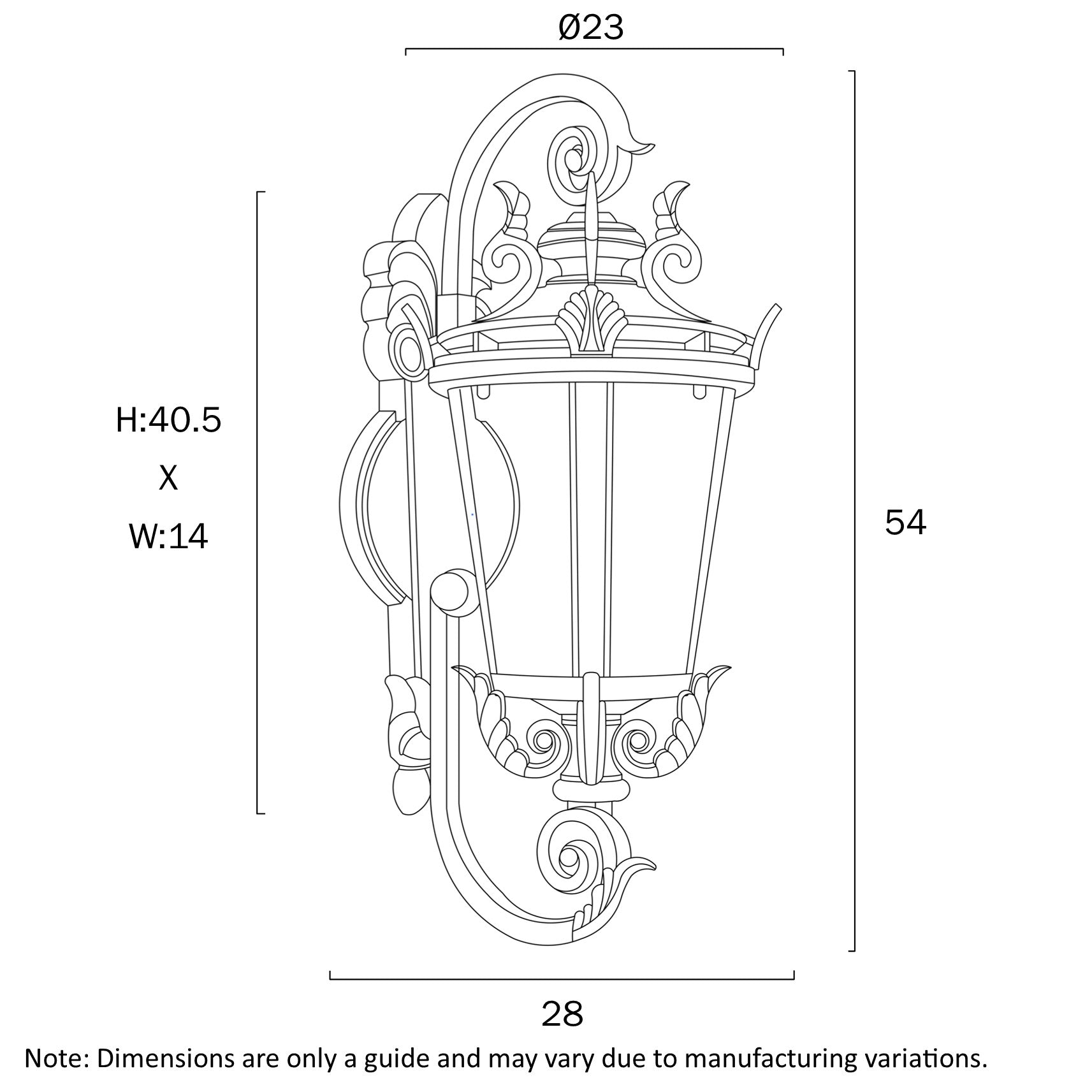PEDRAL 23 EXTERIOR WALL LIGHT