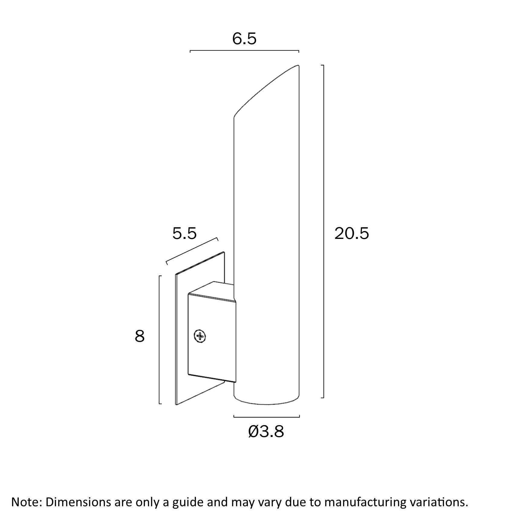 PENROS 1 LIGHT EXTERIOR WALL LIGHT
