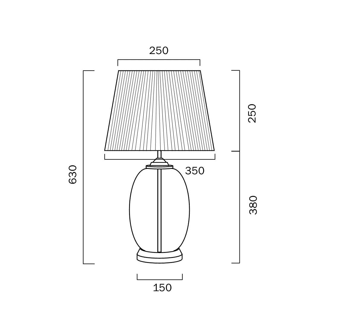 PERLA TABLE LAMP
