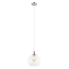 PESINI: Interior Wine Glass with Antique Brass/ Chrome Highlight Pendant Lights