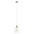 PESINI: Interior Wine Glass with Antique Brass/ Chrome Highlight Pendant Lights