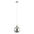 PESINI: Interior Wine Glass with Antique Brass/ Chrome Highlight Pendant Lights