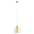 PESINI: Interior Wine Glass with Antique Brass/ Chrome Highlight Pendant Lights