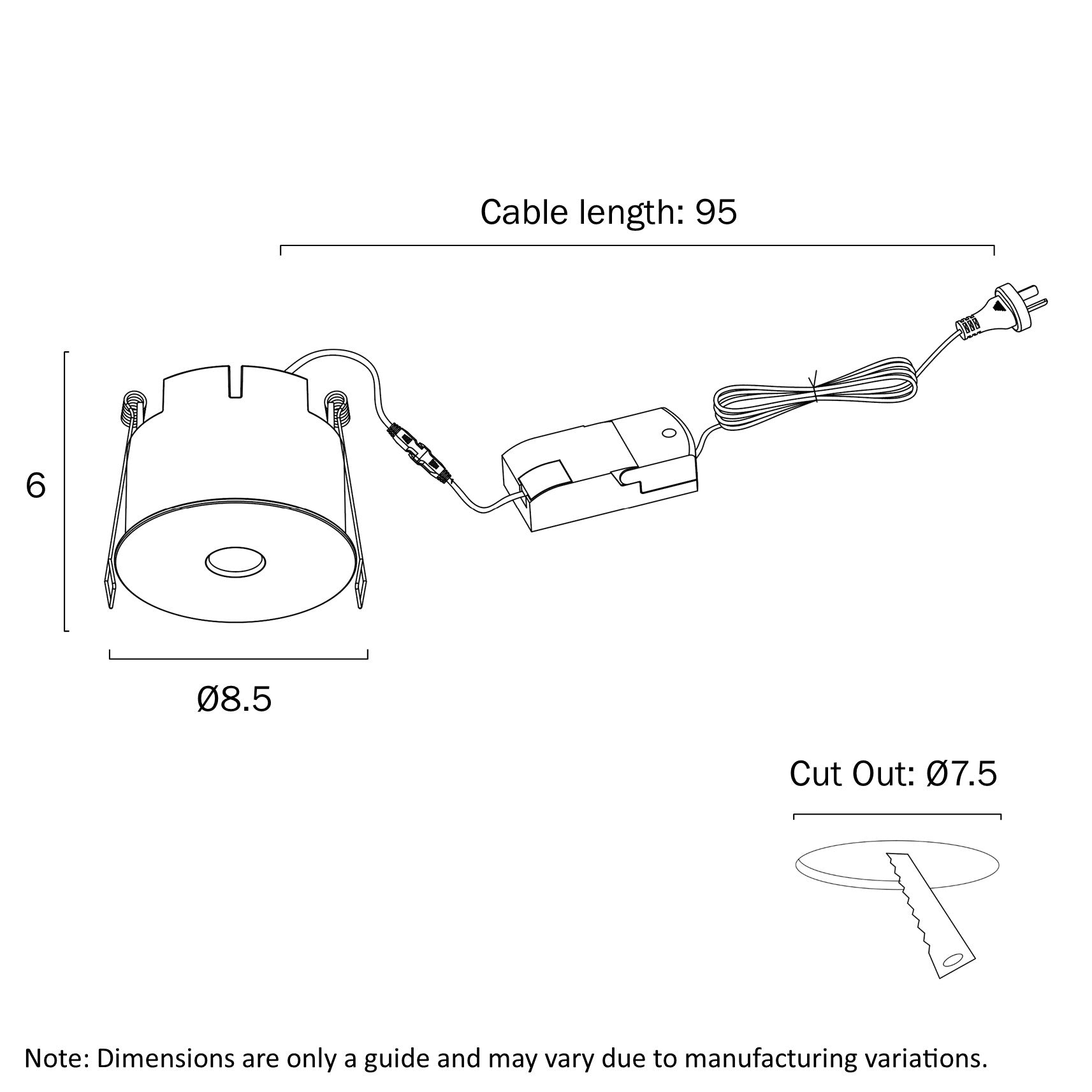 PIRA 85 PINHOLE DOWNLIGHT