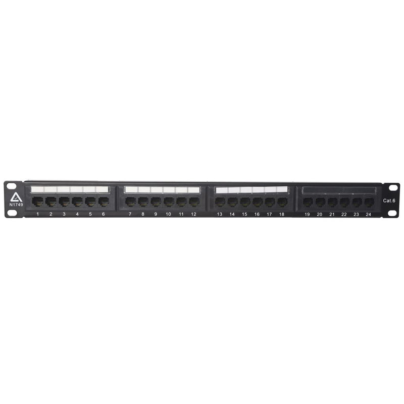 24-Port CAT6 Patch Panel (1U)