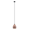 RICTUS: Bohemian Glass with Quadrilateral Segments Ellipse Shape Pendant Lights
