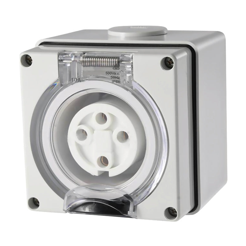4 Pin Round Industrial Socket 20A