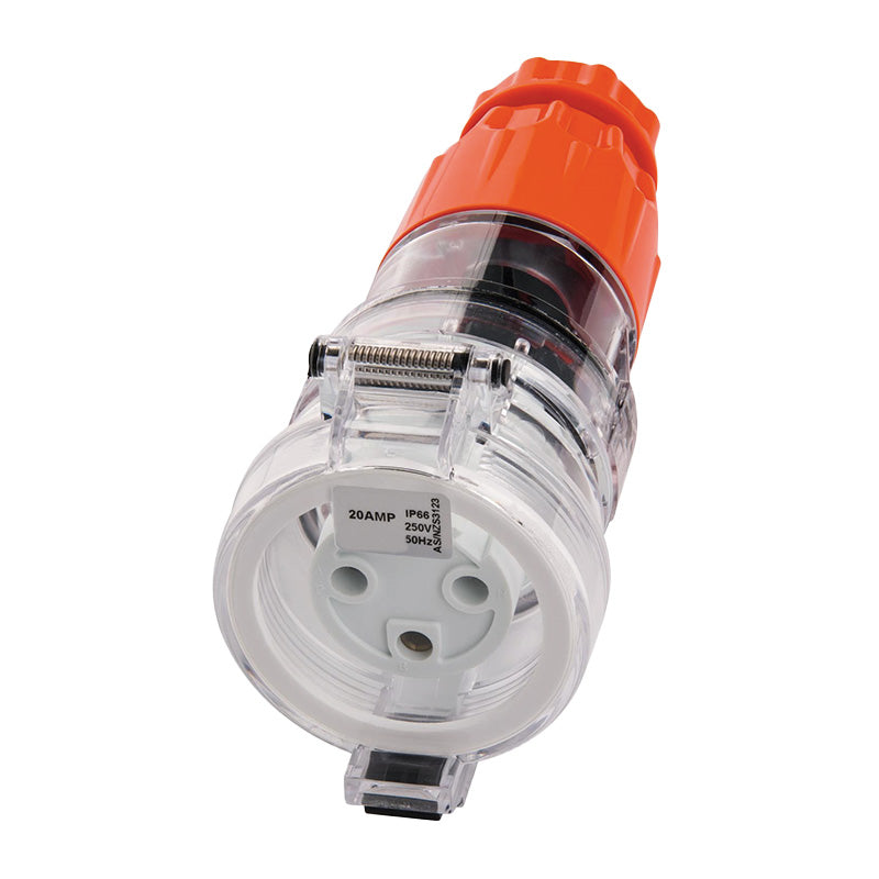 3 Pin Round Extension Socket 32A