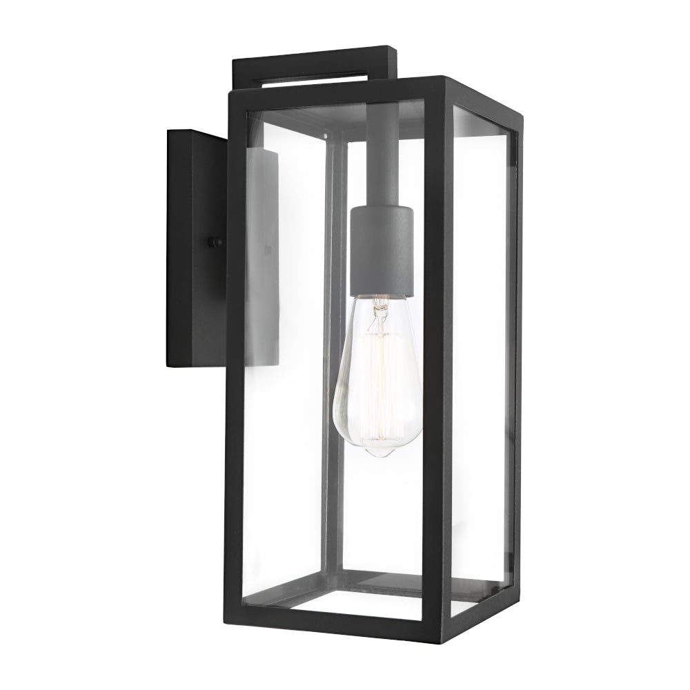 SEDONA 1LT EXTERIOR WALL LIGHT BLACK