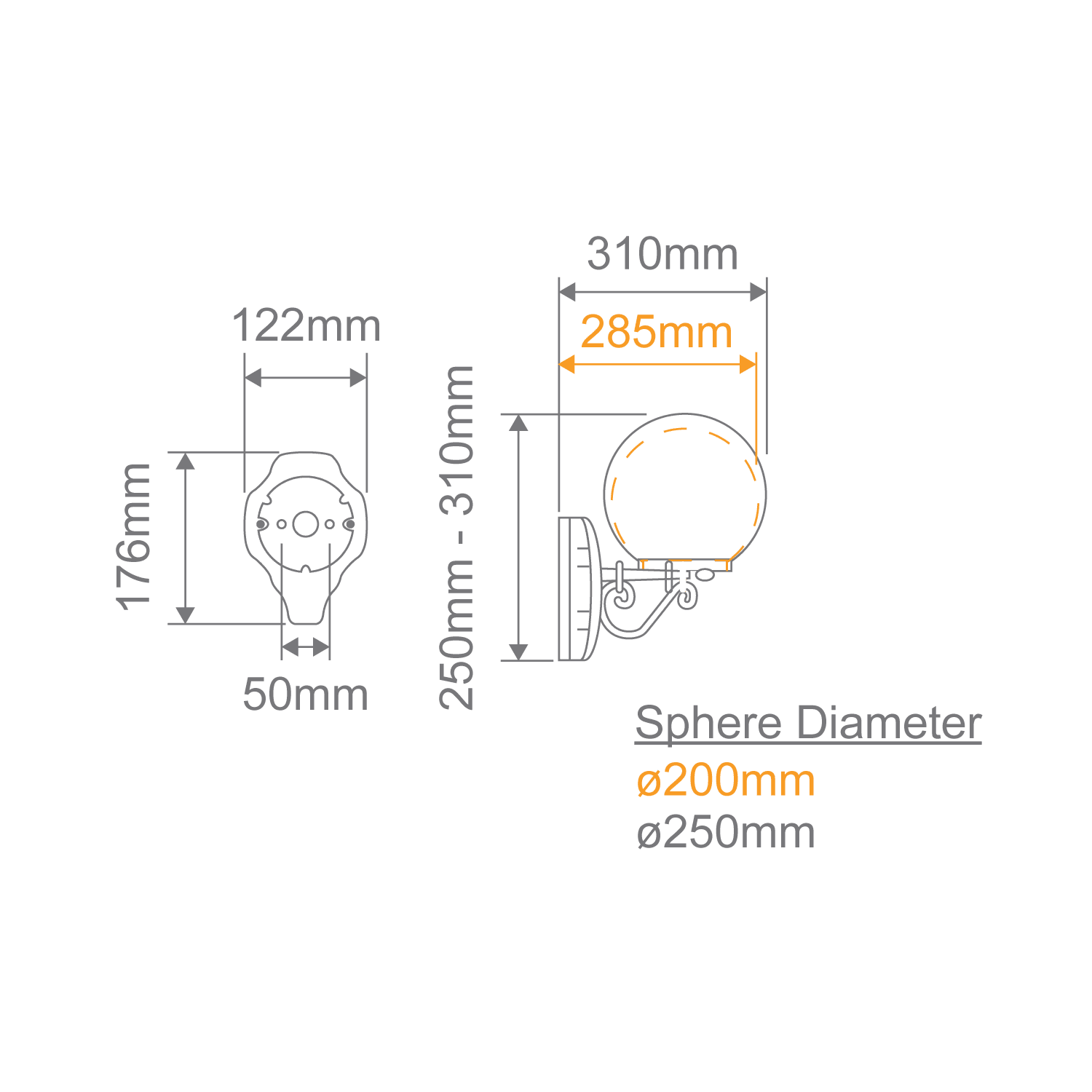 SIENA WALL BRACKET