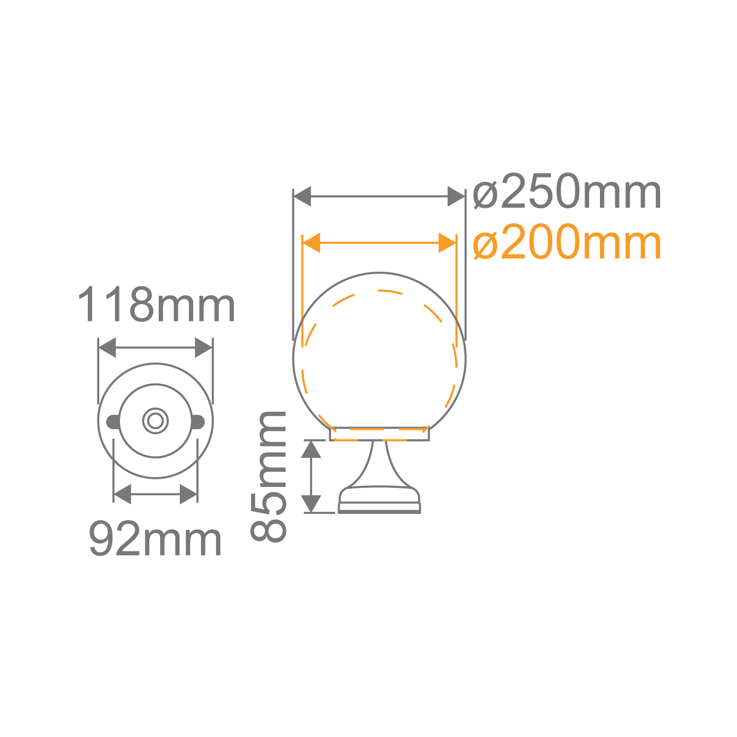 SIENA PILLAR MOUNT