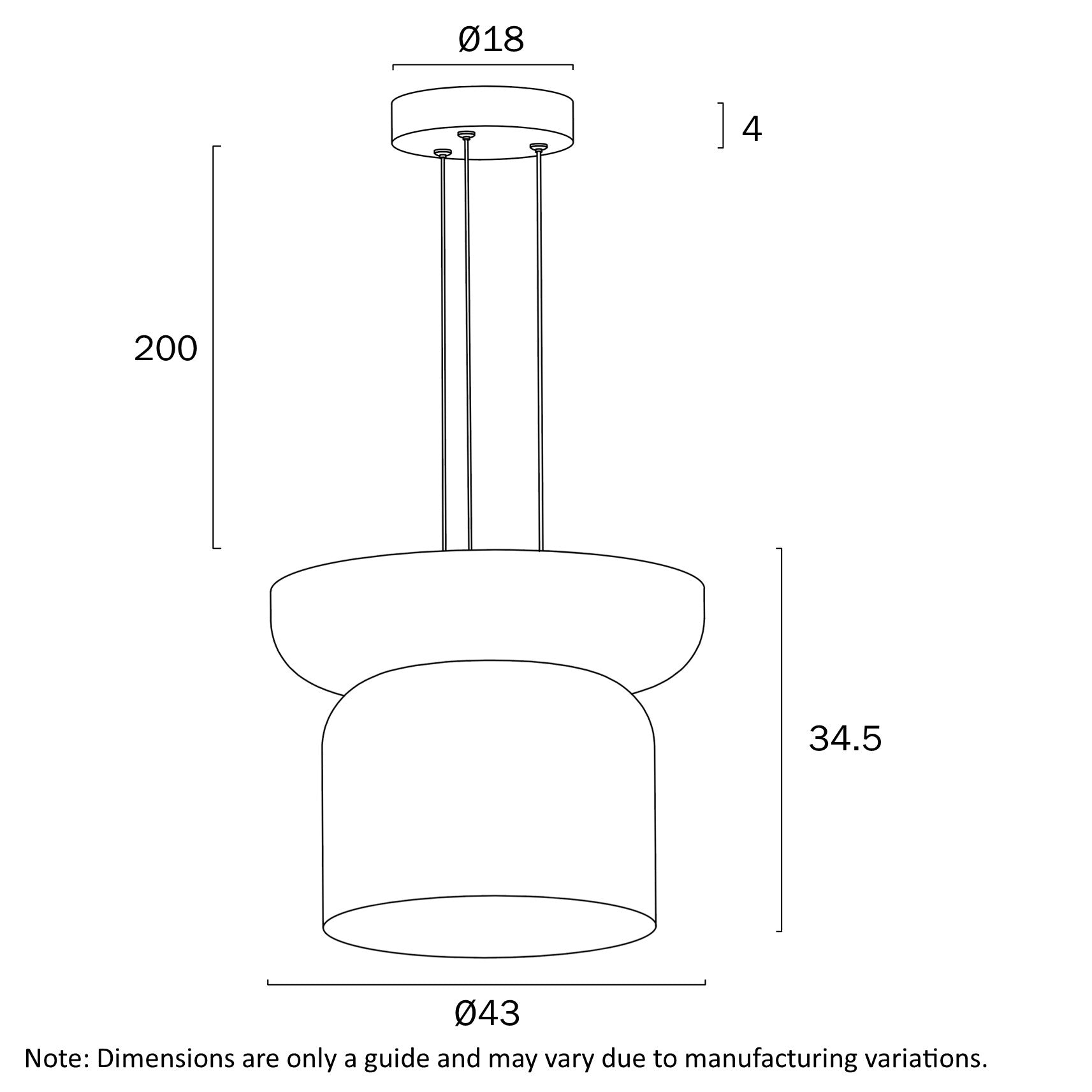 SKAPA LED PENDANT LIGHT