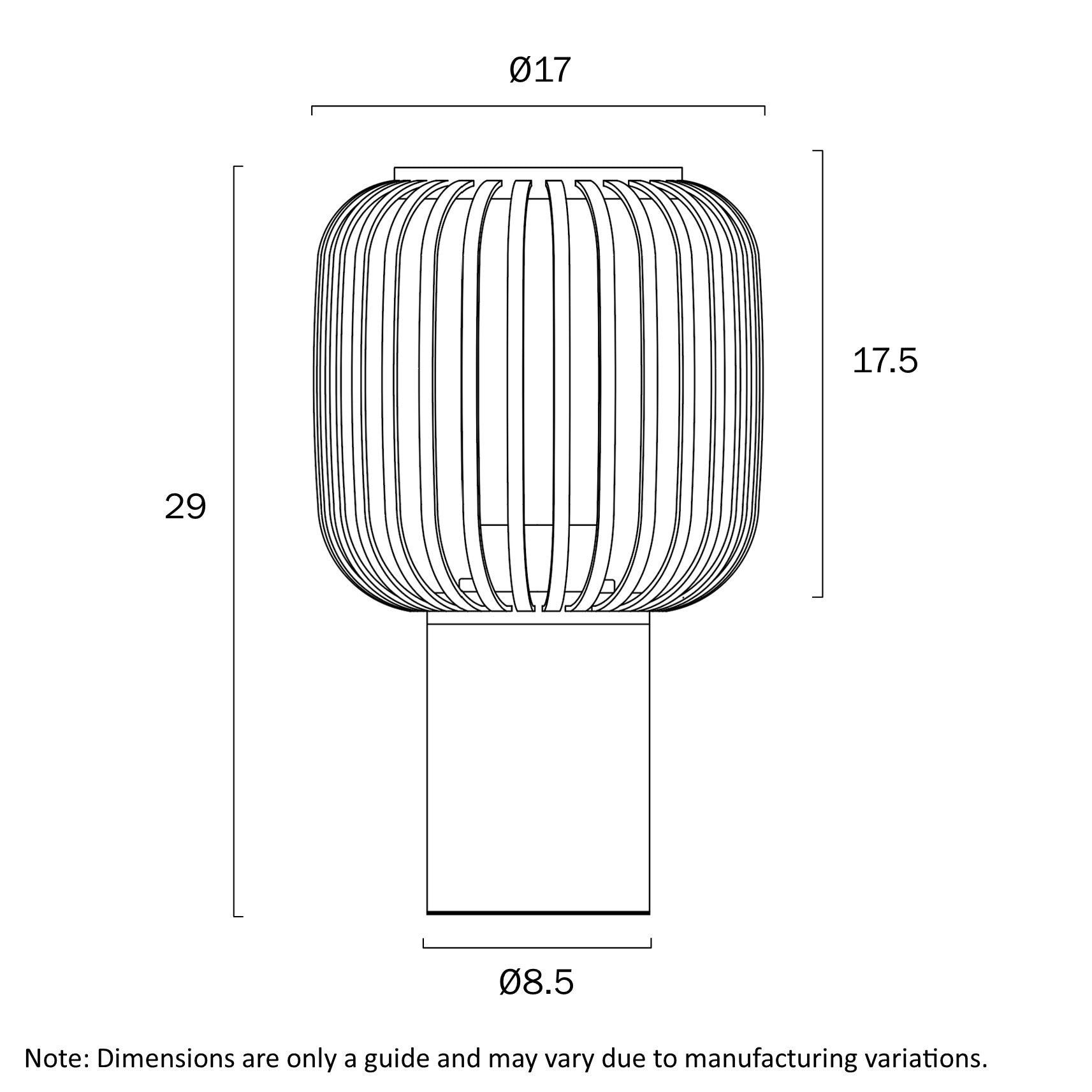SORENS TABLE LAMP SMALL