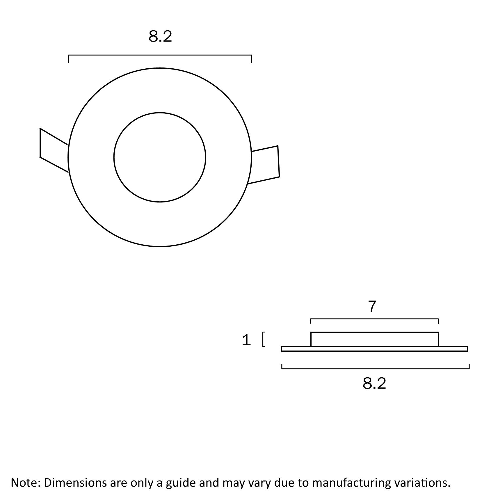 STOW ROUND DOWN / WALL LIGHT WHITE