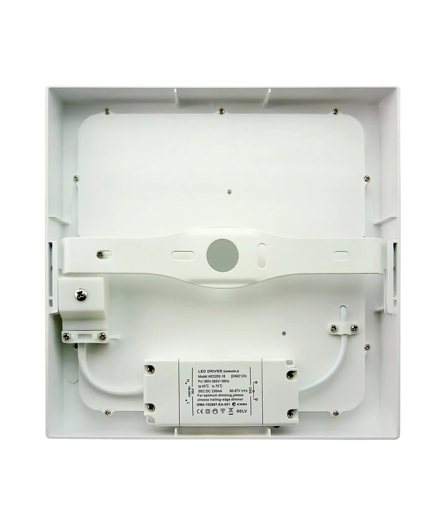 SURFACE: Dimmable Surface Mounted Oyster Lights (Square)