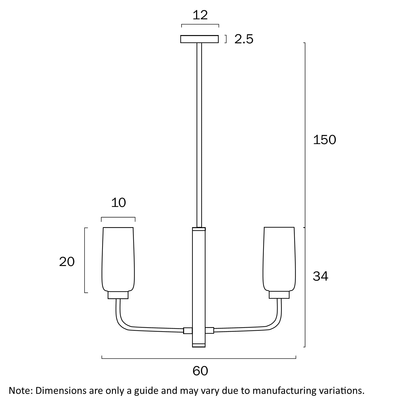 SEBRING 8 LIGHTS PENDANT