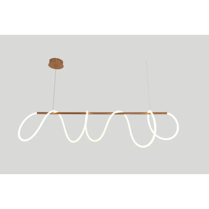 UP-SQUIGGLE-SB/BLK-DIM SQUIGGLE PENDANT